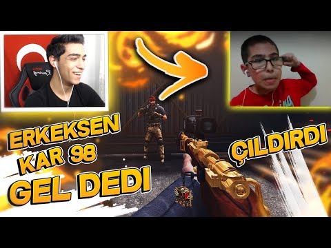 ERKEKSEN KAR-98 GEL DEDİ YENİLİNCE SİNİRDEN ÇILDIRDI !!-ZULA