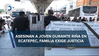 Bloquean vía Morelos en Ecatepec, exigen justicia por muerte de joven