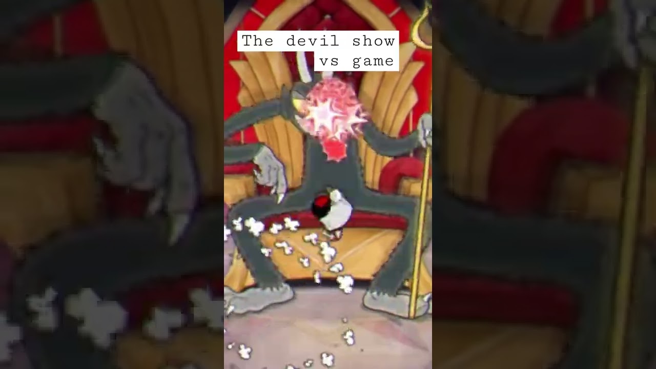The devil show vs game