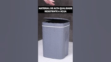 Lixeira Automática Inteligente Com Sensor 14 Litros Cesto