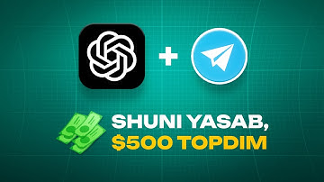 Telegramda o‘zingizning sun’iy intellektingizni yasashni o‘rganasiz
