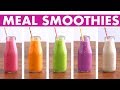 5 Healthy Meal Replacement Smoothies Recipes - Fruit, Veggies, Protein - Mind Over Munch