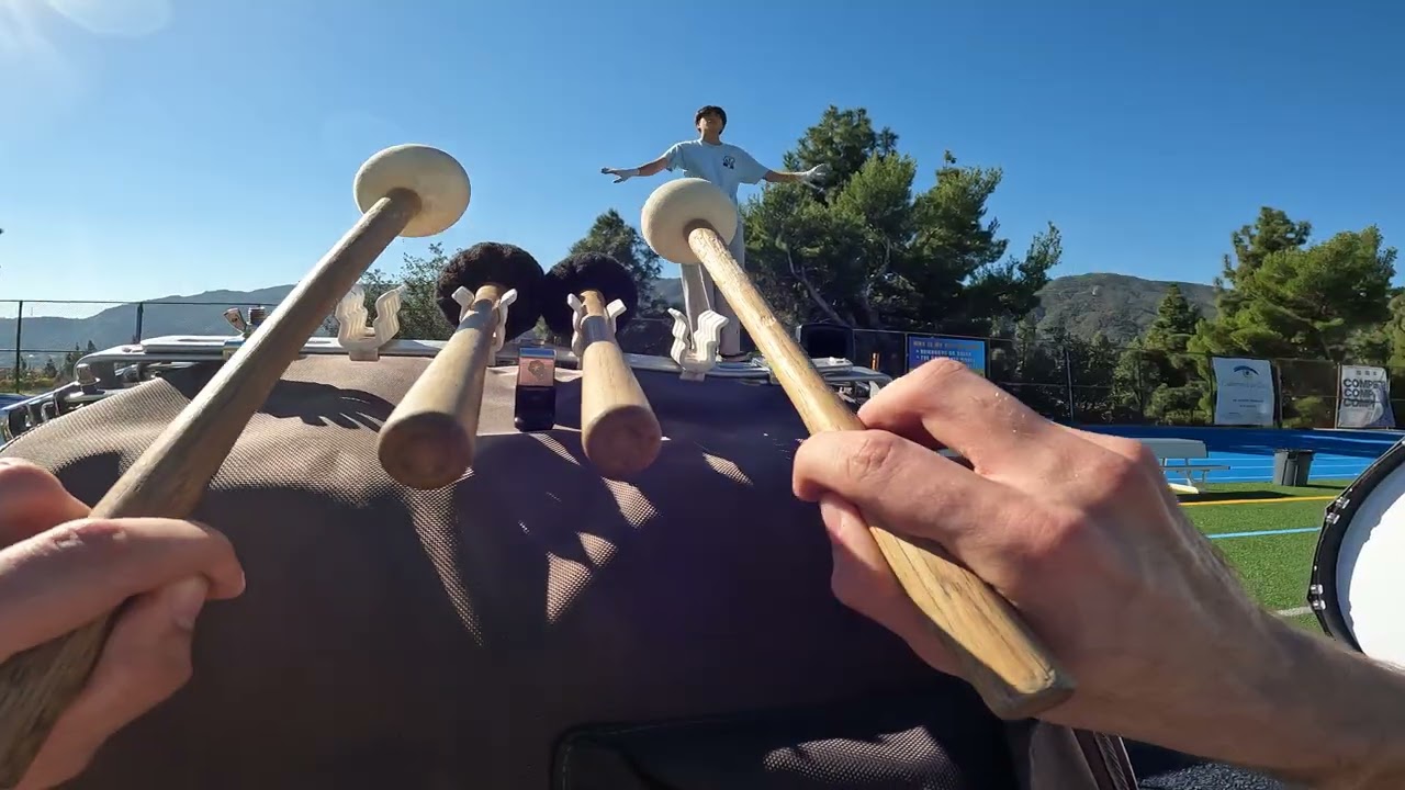 CVHS Uncaged Field Show 2025 - Rehearsal Run - Bass 5