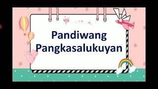 pandiwang pangkasalukuyan