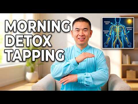 8Mins Morning TaiChi Detox Tapping 🌿| Clear Stagnant Energy & Boost Lymph Flow