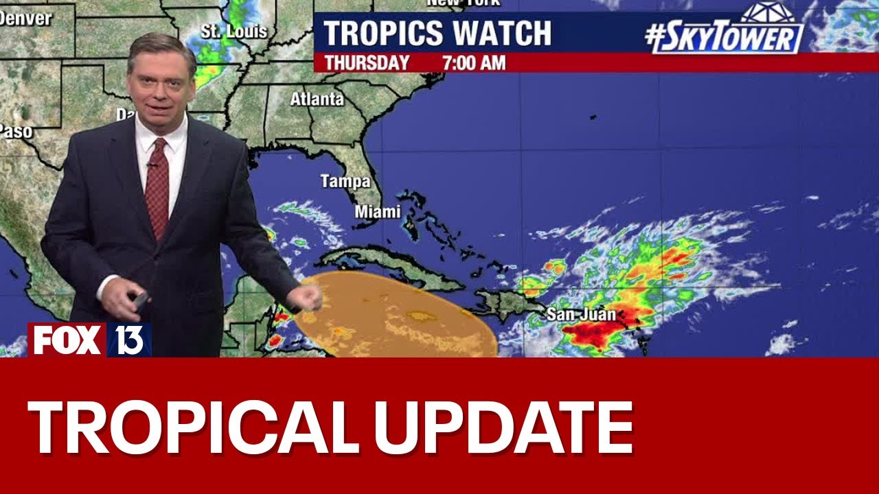 Tropical disturbance in Caribbean could develop by next week - YouTube