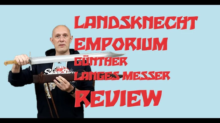 Landsknecht Emporium Gnther LANGES MESSER Sword Re...
