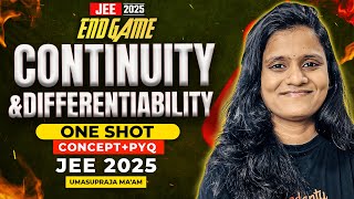Continuity &amp; Differentiability Class 12 in Telugu One Shot | Concepts &amp; PYQs | EAPCET JEE 2025