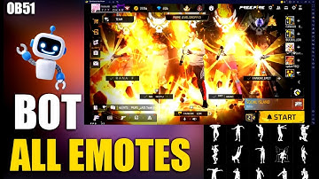 NEW OB51 FREE FIRE TCP EMOTE BOT [ ALL EMOTE FREE ]