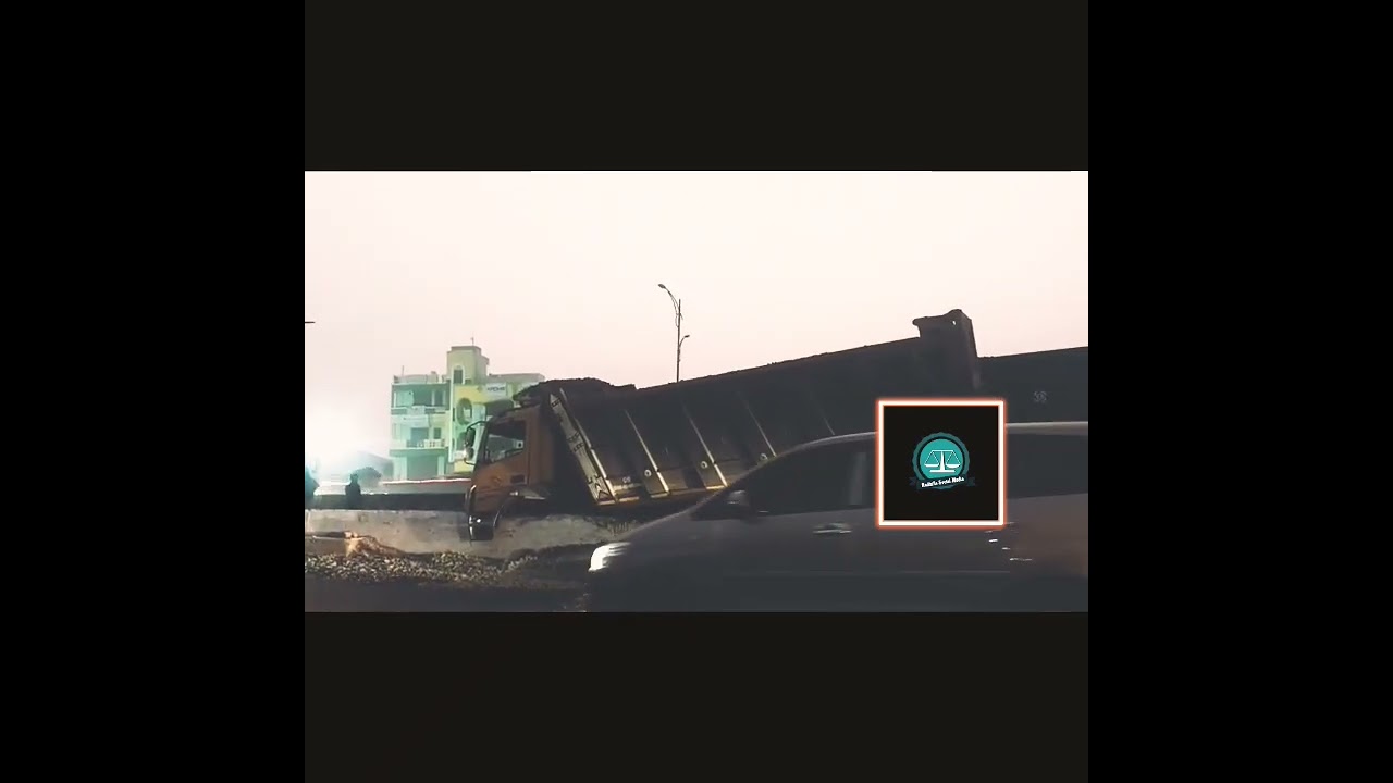 இன்று காலை நடந்த சாலை விபத்து 