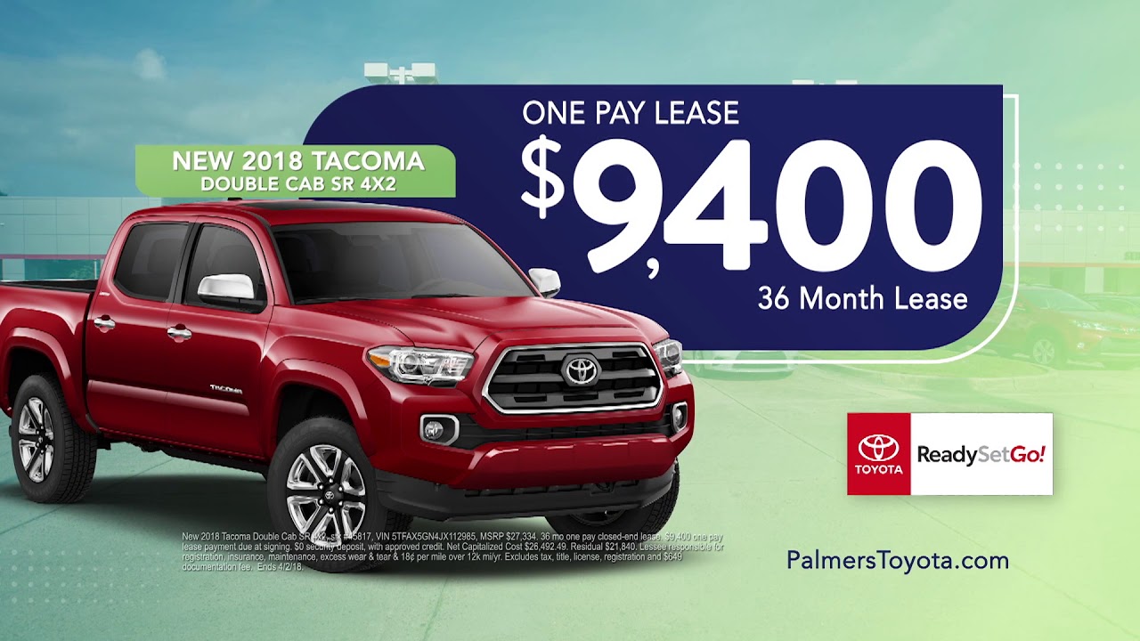 Palmer's Toyota Ready Set Go Truck Specials YouTube