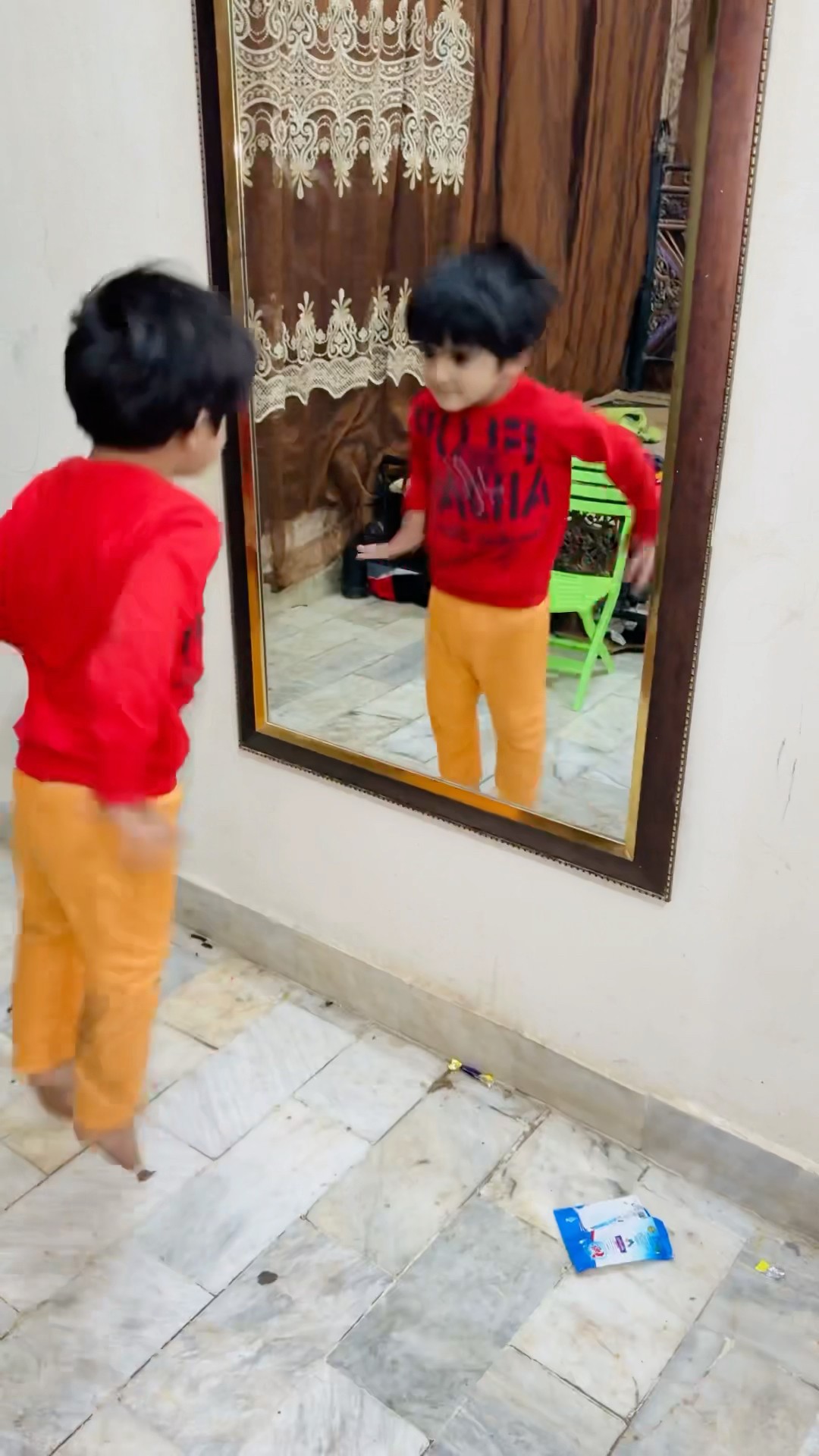Scary ? Mirror Ghosting Baby ?|