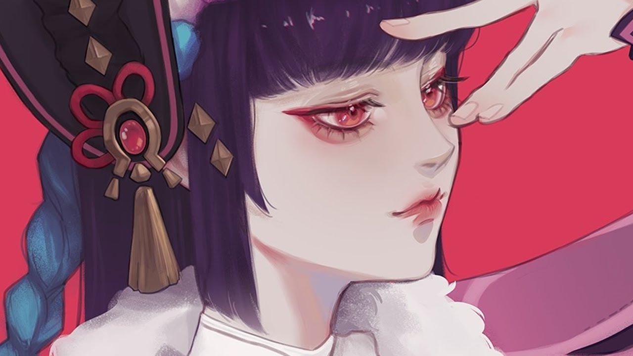 Yun Jin (Genshin Impact) | Painting Time Lapse - YouTube
