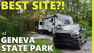 Geneva State Park Campground, Ohio  Right on Lake Erie!!