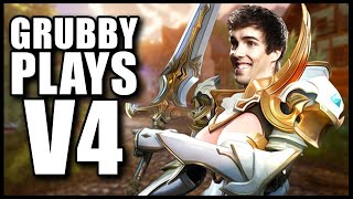 Grubby plays V4, new MMORPG PC & Mobile cross platform game | V4 | PC, App Store, Google Play screenshot 1