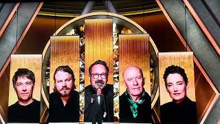 Quentin Tarantino appears at The Oscars 2025