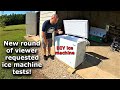 Homemade ice machine tests, viewer requested! #385