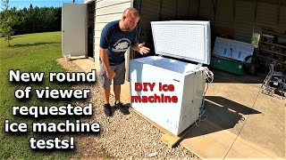 Homemade ice machine tests, viewer requested! #385