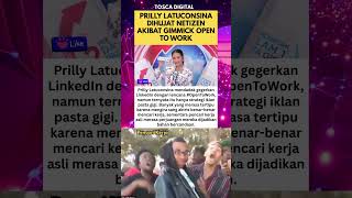 Strategi Marketing Prilly Latuconsina Tuai Kontroversi  shorts prillylatuconsina opentowork