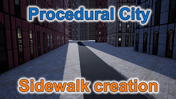 PCG - Devlog 11 - Fourth solution towards creating sidewalks and islands!