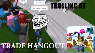 Roblox Trolling Richest Player In Trade Hangout Linkmon99 Roblox - trolling at trade hangout