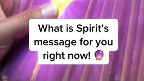 SPIRIT HAS A MESSAGE FOR YOU! 😇 YOUR TAROT - ORACLE READING OF THE DAY! ✨