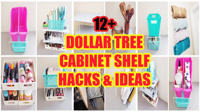 12+ DIY DOLLAR TREE STACKABLE ORGANIZATION IDEAS AND HACKS 