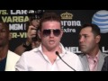 Saul Canelo Alvarez vs Erislandy Lara   POST FIGHT PRESS CONFERENCE