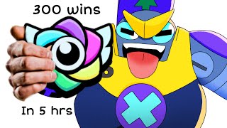 Brawlstars but i push 300 wins records in less than 6 hours (unlimited bot matches)