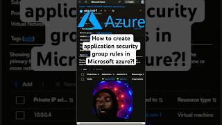 How to apply application security group rules in #microsoft #azure ?!