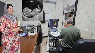 Razieh Mehdis Wife Visits The Doctor For A Pregnancy Checkup