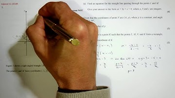 Edexcel C1 May 2014R Q7 Coordinate Geometry