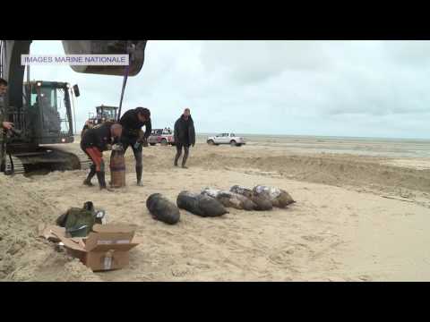 Opération de déminage au Touquet