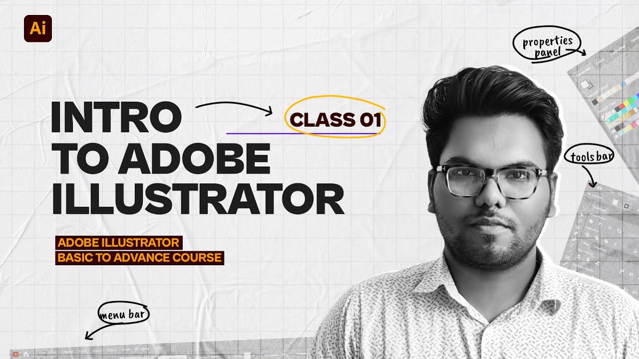 Class 01 - Introduction | Adobe Illustrator Beginners to Advanced ...