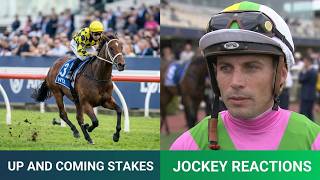 G3 Up And Coming Stakes | What The Jockeys Said