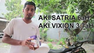 #188 Review Aki Baru Untuk Motor Satria Fu 150 Fi - Aki GS Astra