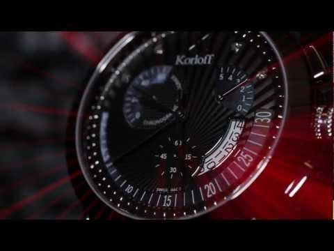 Korloff PARIS: RETRO-Classic - A 30 second countdown Retrograde Timepiece