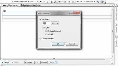 Tạo và sử dụng Master Page trong ASP.NET