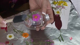 DIY flower pressed ornaments | SA Live | KSAT 12