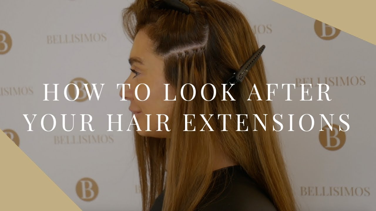 Hair Extensions Aftercare Hairdressers Cardiff YouTube