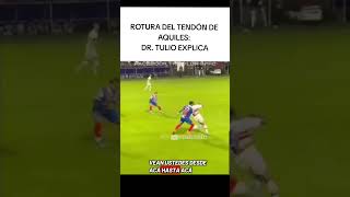 LUCAS MOURA: ROTURA DEL TENDÓN DE AQUILES. MÉDICO EXPLICA