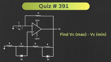 Astable Multivibrator using Op-Amp (Analog Electronics) | Quiz # 391