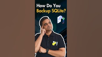 How to backup sqlite ?  #python #django #coding #programming #code #learning #sqlite #database