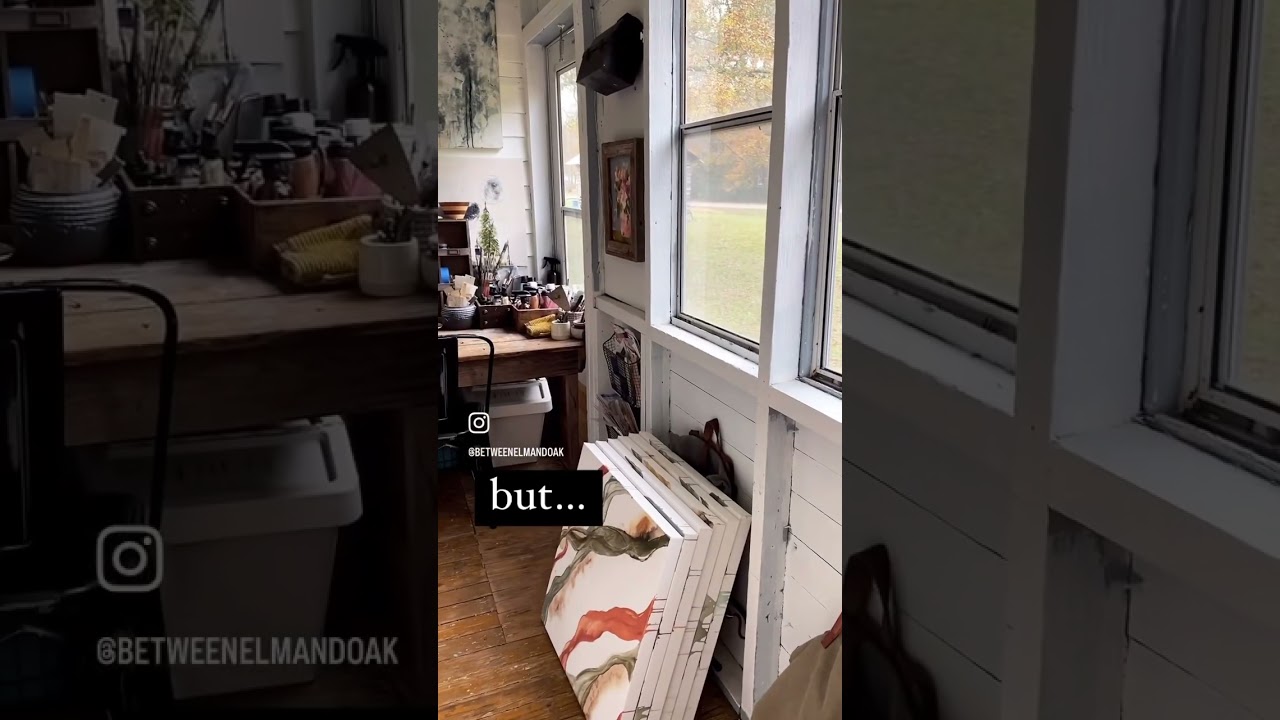 Studio declutter and reset