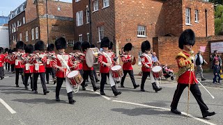 1st battalion Welsh Guards Corps of drums put on a show! (13/04/24) Changing of the Guard.