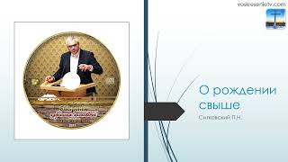 О рождении свыше - П.Н.Ситковский | Проповедь