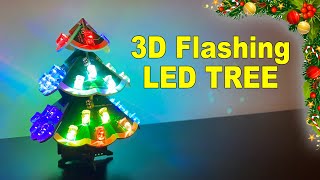 Music LED 3D Christmas Tree DIY KIT