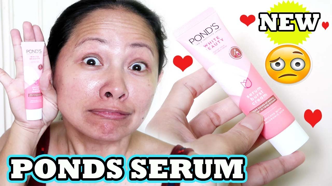 Обзор крема-сыворотки Ponds White Beauty Serum Burst Cream (тест 1 недели) | 2020 | Beautymagz