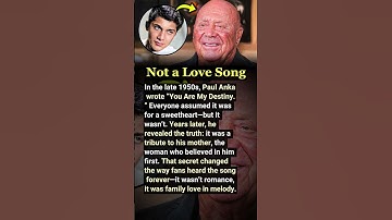 Thumbnail of Paul Anka’s Secret Song for His Mother #paulanka #nostalgia #nostalgic #80s #70s #60s #singer
