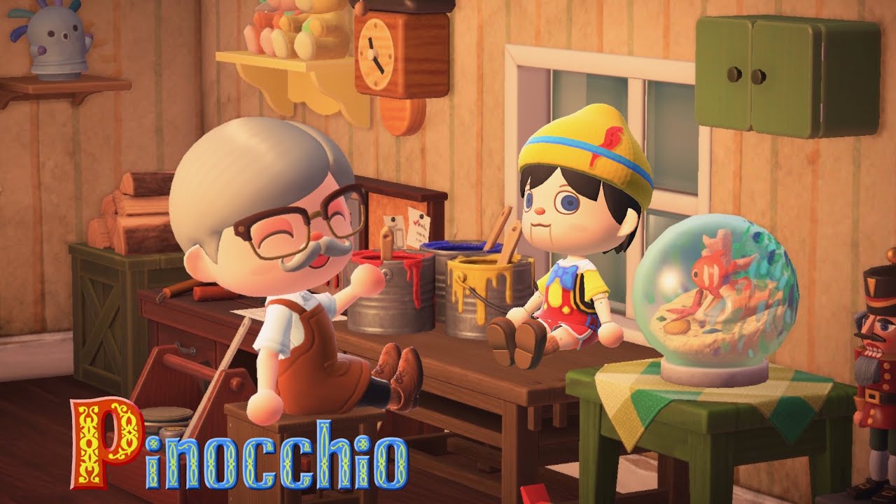 Pinocchio Teaser Trailer in Animal Crossing New Horizons When You